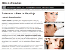 Tablet Screenshot of basedemaquillaje.com